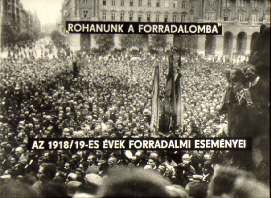 Rohanunk a forradalomba : Az 1918/19-es évek forradalmi eseményei