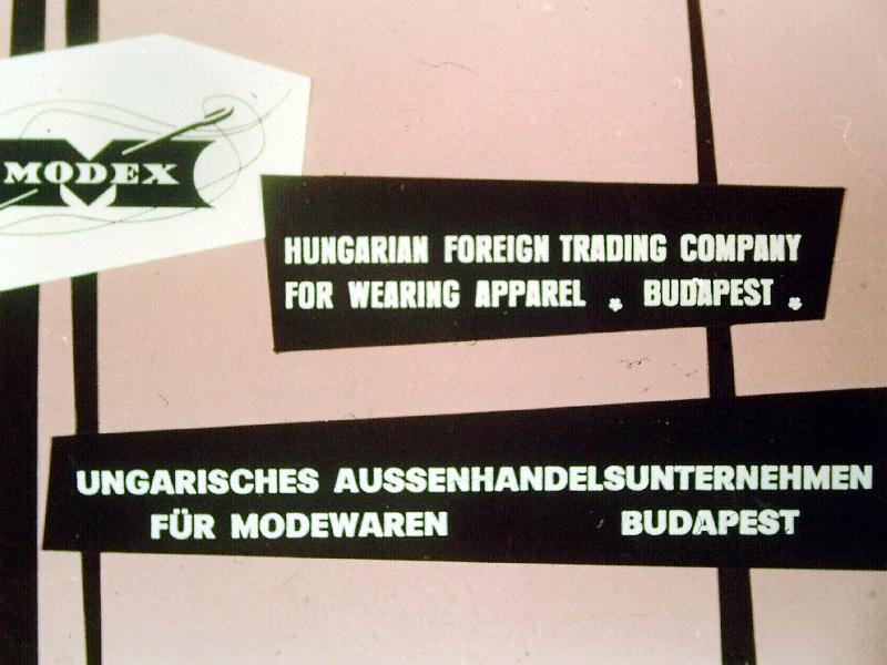 MODEX : Hungarian Foreign Trading Campany for Wearing Apparel