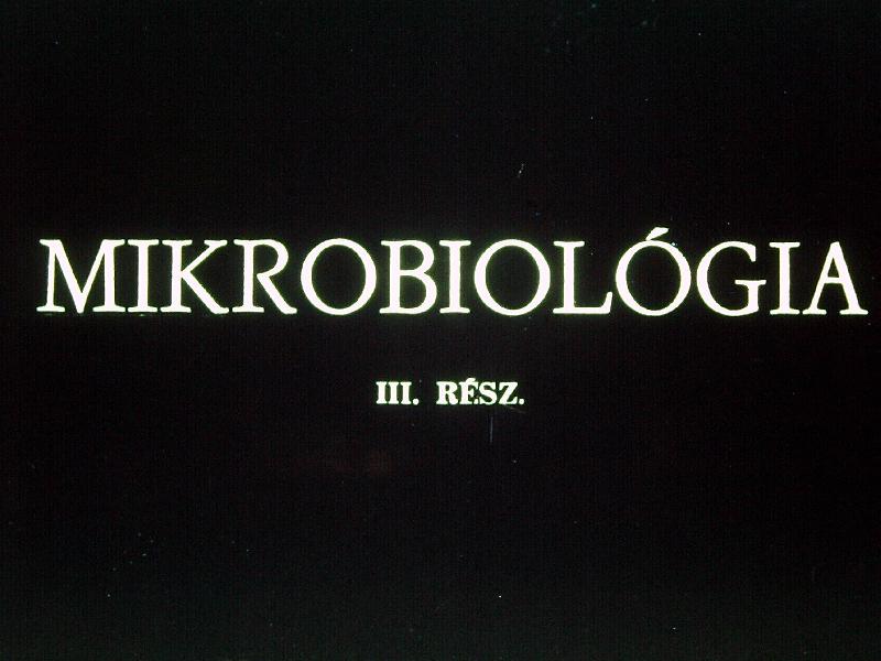 Mikrobiológia III.