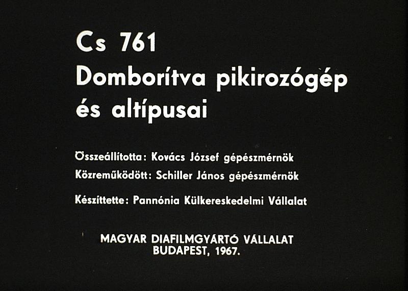 Cs 761 Domborítva pikirozógép ás altípusai